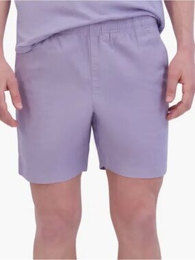 Goodlife Men's Lilac linen Shorts